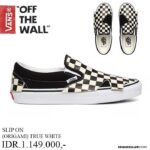 VANS OFF THE WALL | SLIP ON ORIGAMI TRUE WHT | SEPATU