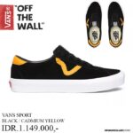 SEPATU VANS OFF THE WALL | VANS SPORT BLK CADMIUM YELLOW