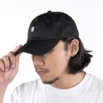 TOPI POLO CAP CASUAL SIMPLE POLOS PRIA WANITA HITAM ORIGINAL MATERNAL DISASTER | DESTRAINE