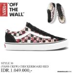 SEPATU VANS OFF THE WALL | STYLE 36 VANS CREW CHECKERBOARD RED