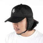 TOPI FLAT CAP POLOS PRIA WANITA CASUAL HITAM ORIGINAL MATERNAL DISASTER | WOUNDA
