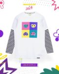 KAOS LENGAN PANJANG FRIDAY KILLER X LARA ATI | LARA ATI WHITE LS