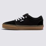 SEPATU SNEAKERS VANS OFF THE WALL | SKATE CHUKKA LOW BLACK BLACK GUM