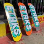 ETAKS SKATEBOARD | DECK 3D RETRO
