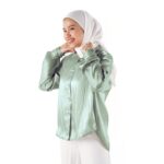KEMEJA BAJU CEWEK SHIMMER FRIDAY KILLER | TWAIN MINT