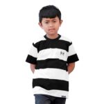 KAOS ANAK ANAK MOTIF STRIPE FRIDAY KILLER | X BNS BLACK KIDS