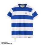 KAOS FRIDAY KILLER MOTIF STRIPE / GARIS | X BNS BLUE