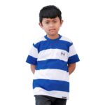 KAOS ANAK ANAK MOTIF STRIPE FRIDAY KILLER | X BNS BLUE KIDS
