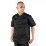 KEMEJA KATUN TWILL CASUAL SIMPLE LENGAN PENDEK PRIA WANITA HITAM ORIGINAL MATERNAL DISASTER | POSKID