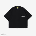 KAOS BOXY CUT MIKACEL 16S CASUAL LENGAN PENDEK PRIA WANITA HITAM FRIDAY KILLER | MIDTOWNY BOXY BLACK